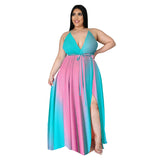 Nina Parker plus Size Dresses Floral Dress Backless