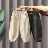 Toddler Boys Pants Boys' Pants Spring and Autumn Leisure Loose Cargo Pants