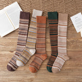 Winter Thick Knit Thigh High Socks Long Stockings Boot Socks Women Calf Socks Long Socks Cotton Socks