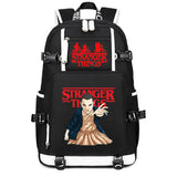 Stranger Things Backpack Student Schoolbag Men's and Women's Casual Travel Backpack