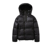 Women Winter Coats Puffer Jacket Down Coat Down Jacket Female White Duck Down Loose Hooded Thickened Bread Coat
