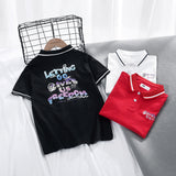 Children T Shrits Summer Boys Short Sleeve Polot Shirt