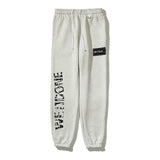 Kanye West Sunday Service Pant Badge Trousers Vintage Straight Ankle Tied plus Velvet