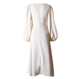 Marilyn Monroe Dress Retro Lantern Sleeve V-neck Sexy Women's Dress