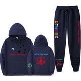 Travis Scott Astroworld Hoodie & Pant 2 Piece Set Fashion Men and Women