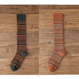 Winter Thick Knit Thigh High Socks Long Stockings Boot Socks Women Calf Socks Long Socks Cotton Socks