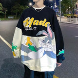 Men Sweatshirts Sweater Men's Loose Cartoon Coat Trendy