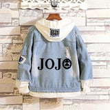 Comic Denim Jacket Anime Denim Jacket Coat