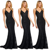 Formal Dresses & Gowns Dress Black Lace Fishtail Evening Gown