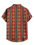 Men Hawaii Shirts Men's Shirt Red Summer