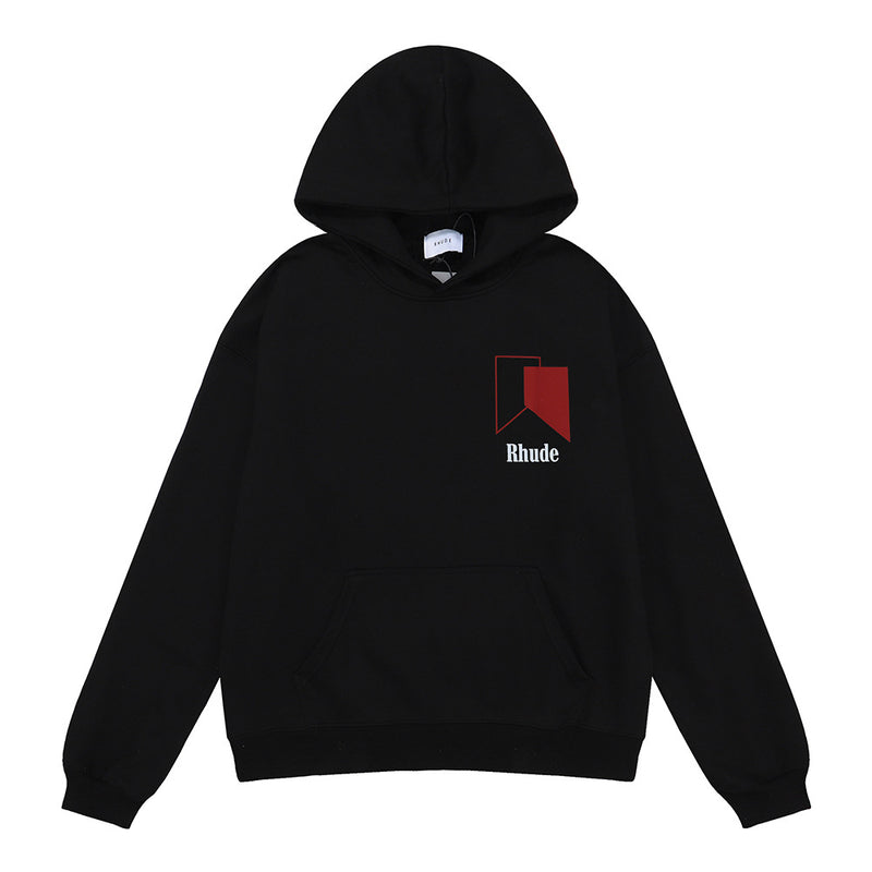 Rhude Hoodie Heavy Weight Cotton Men's and Women's Hoodies Sweatshirt