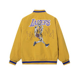 Varsity Jacket Vintage Green Varsity Jackets Fall Winter Men's Baseball Uniform Vintage Embroidery Couple Coat