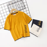 Children T Shrits Summer Children's T-shirt Cotton Print Short Sleeve