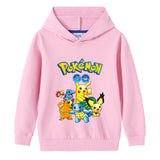 Children Pokemon Pikachu Hoodie Spring and Autumn Boys and Girls Cotton Hooded Sweater