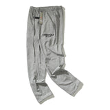 Kanye West Sunday Service Pant Fog Double Line Straight Loose Flocked Printed