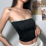 Music Festivals Rave Outfits Girls Tops Winter Women's Clothing Fashion Camisole Female