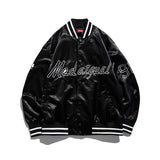 Vintage Letterman Jacket Spring All-Matching Embroidered Baseball Uniform