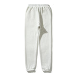 Kanye West Sunday Service Pant Fog Flocking Pants Drawstring Fleece Ankle-Tied