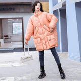 Women Winter Coats Puffer Jacket Down Coat Winter Wear Loose Fashion Thicken White Duck Down Coat