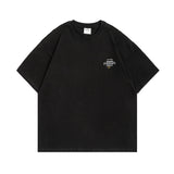 Men's T-Shirt Summer Men's Letter Printed T-shirt Retro Casual