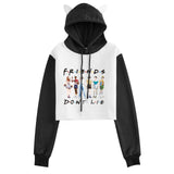 Friends Joey Hoodie Autumn and Winter Ear Hooded Sweater for Women