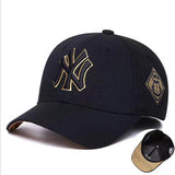 La 9fifty Hats Golden Edge Men's and Women's Hard Top NY Hip Hop Fashion