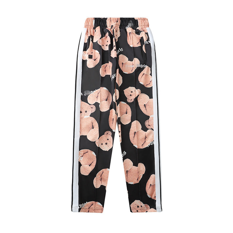 Palm Angels Pants Printed Men 'S And Women 'S Casual Trousers Loose Sports Pants