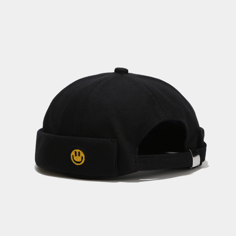 Smiley Face Cap Embroidered Hat
