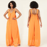 Jumpsuit Wide Leg Summer Pants Slimming Jumpsuit Jumpsuit Chiffon Jumpsuit