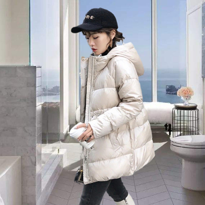 Women Winter Coats Puffer Jacket Down Coat Thin Lightweight Short Type Down Jacket Female Winter White Duck Down Warm Coat