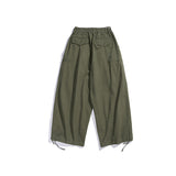 Man Fall Outfits Cargo Pants Retro Solid Color Draping Effect Straight-Leg Ankle-Banded Pants Men's and Women's Loose Trousers
