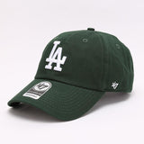Dodgers and Yankees Baseball Cap 47brand Baseball Cap Female Summer NY Embroidered Dark Green