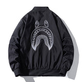 Ape Varsity Jacket Autumn and Winter Embroidery Loose Baseball Uniform