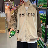 Cream Color Varsity Jacket Baseball Uniform Jacket
