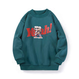 Children Boy Hoodie Autumn Winter Children's Fleece-Lined Sweater Warm Hoodie