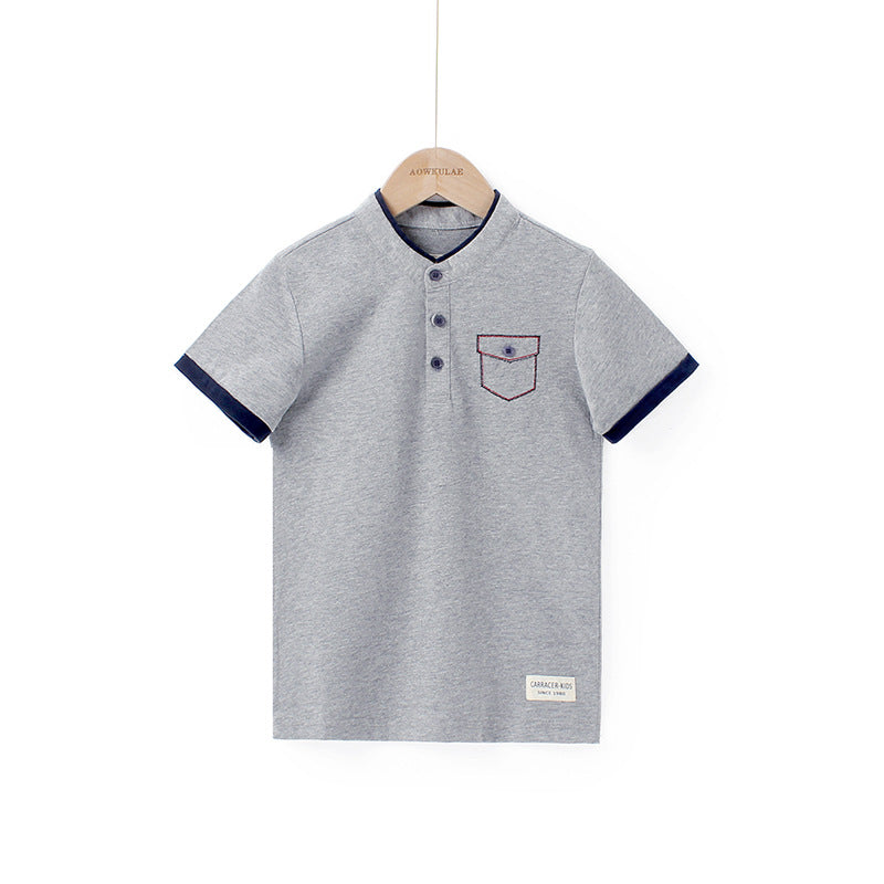 Children T Shrits Summer Children's Short-Sleeved T-shirt Men