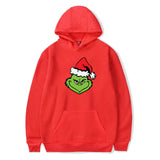 Grinch Hoodie 3D Printed Men's and Women's Casual Loose Hoodie