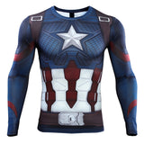 Marvel T Shirt Scale Combat Clothes Marvel T-shirt Long Sleeve