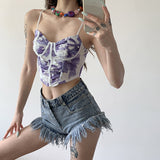 Music Festivals Rave Outfits Girls Tops Summer Women's Backless Fashion Sexy Vest