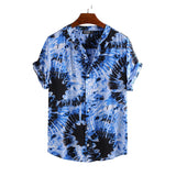 Men Hawaii Shirts Men's Loose Casual Short Sleeve Shirt