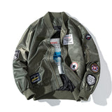 NASA Varsity Jacket Spring and Autumn Coat Male Flight Jacket