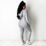 Jumpsuit Sweatshirt Sports Suit Autumn and Winter Tight Jumpsuit