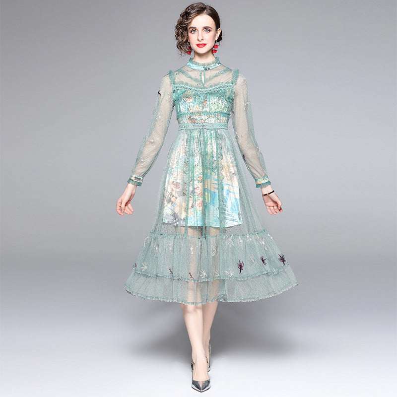 Daisy Buchanan Dress Women's Dress Lace Embroidery
