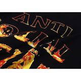 Anti Social Club Hoodie Autumn and Winter Brushed Hooded Sweater