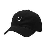 Smiley Face Cap Baseball Cap Soft Top Embroidery