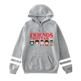 Stranger Things Hoodie Peripheral Pattern Loose Hooded Fleece Pullover