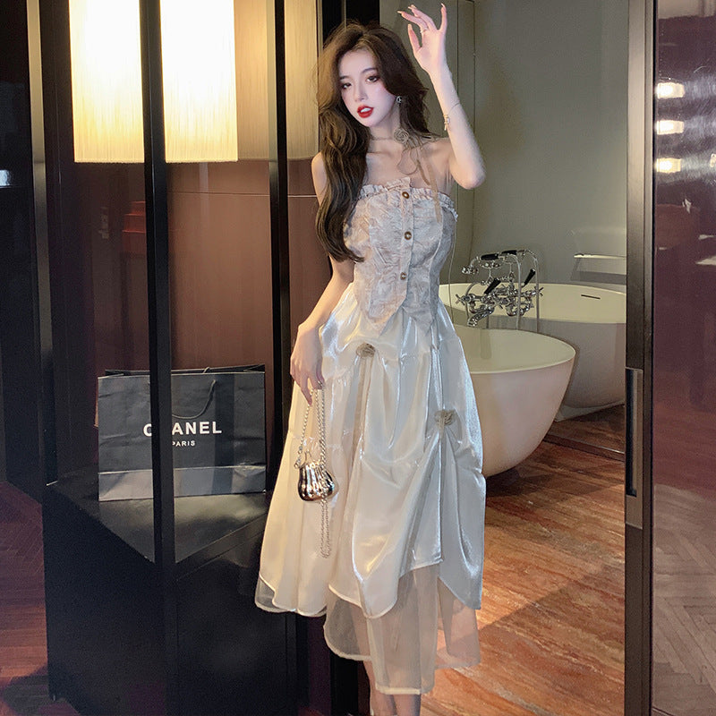 Marilyn Monroe Dress Women's Summer Fairy Long Skirt