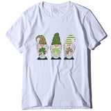 Saint Patrick's Day Closing Clover Leopard Print T-shirt