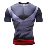 Marvel T Shirt Tight Men's Sports Fitness 3D Men's Clothing