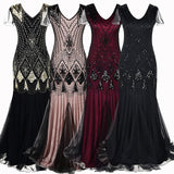 1920S Dress Vintage Sequin Formal Dress Women's Dress Banquet Fishtail